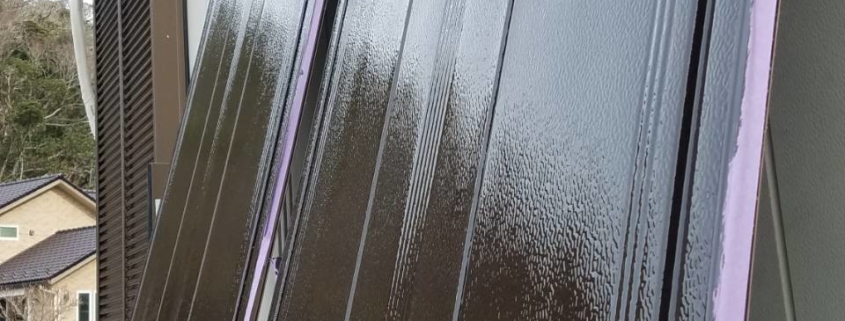 雨戸の上塗り塗装