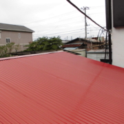折半屋根の塗装