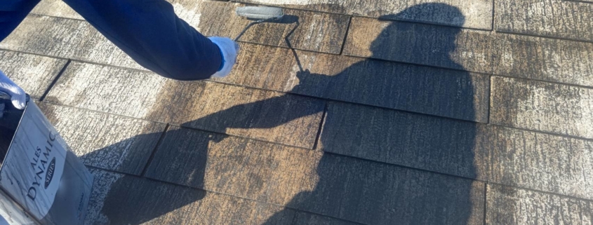 外壁の下塗り塗装