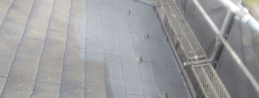 屋根の高圧洗浄